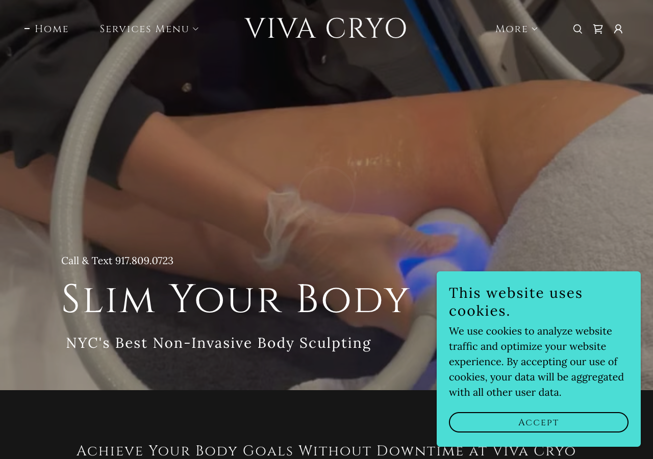 Current screenshot of Viva Cryo website